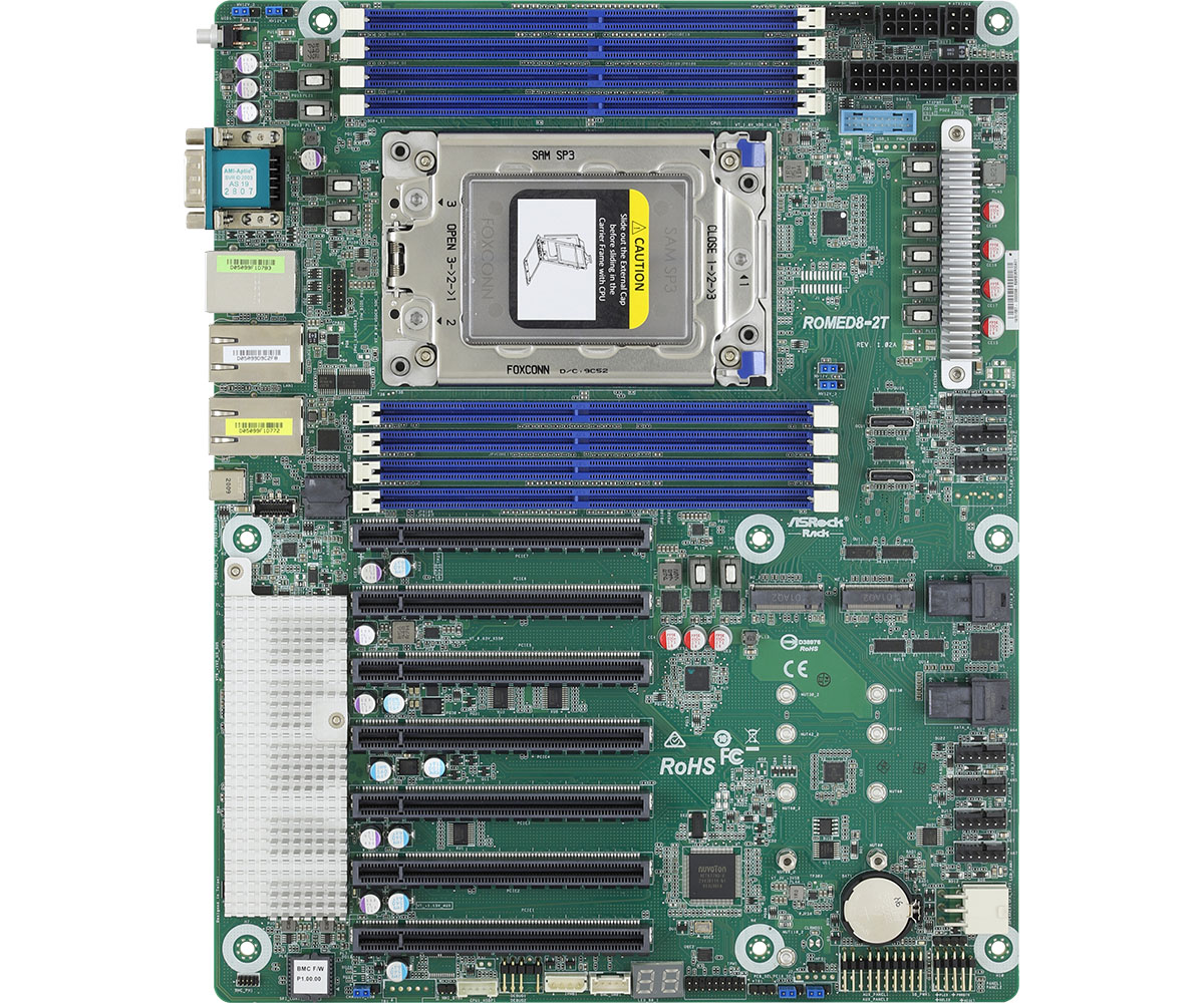 ASRock Rack ROMED8-2T AMD EPYC - Dual Socket Sp3 Epyc Motherboard 评论和价格